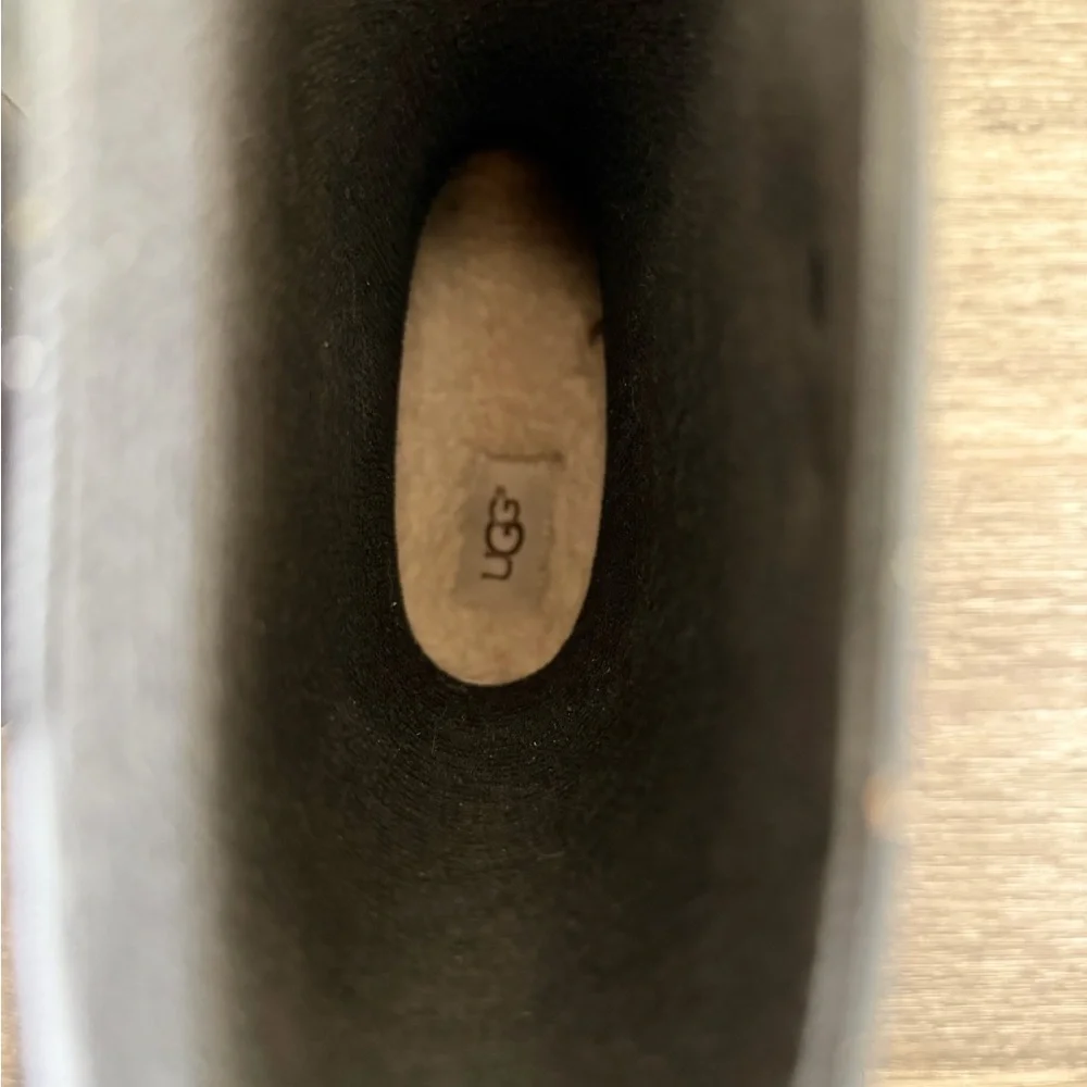 UGG Black Rubber Boots